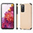 Coque Ultra Fine Silicone Souple Housse Etui avec Aimante Magnetique S09D pour Samsung Galaxy S20 FE 5G Or