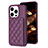 Coque Ultra Fine Silicone Souple Housse Etui avec Aimante Magnetique S10D pour Apple iPhone 13 Pro Max Violet