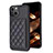 Coque Ultra Fine Silicone Souple Housse Etui avec Aimante Magnetique S10D pour Apple iPhone 15 Noir