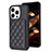 Coque Ultra Fine Silicone Souple Housse Etui avec Aimante Magnetique S10D pour Apple iPhone 15 Pro Max Noir