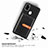 Coque Ultra Fine Silicone Souple Housse Etui avec Aimante Magnetique S11D pour Samsung Galaxy M21 Petit