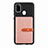 Coque Ultra Fine Silicone Souple Housse Etui avec Aimante Magnetique S11D pour Samsung Galaxy M21 Rose