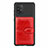 Coque Ultra Fine Silicone Souple Housse Etui avec Aimante Magnetique S11D pour Samsung Galaxy M80S Rouge