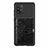 Coque Ultra Fine Silicone Souple Housse Etui avec Aimante Magnetique S12D pour Samsung Galaxy A91 Noir