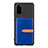 Coque Ultra Fine Silicone Souple Housse Etui avec Aimante Magnetique S12D pour Samsung Galaxy S20 5G Bleu