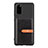 Coque Ultra Fine Silicone Souple Housse Etui avec Aimante Magnetique S12D pour Samsung Galaxy S20 5G Noir