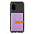 Coque Ultra Fine Silicone Souple Housse Etui avec Aimante Magnetique S12D pour Samsung Galaxy S20 5G Violet