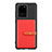 Coque Ultra Fine Silicone Souple Housse Etui avec Aimante Magnetique S12D pour Samsung Galaxy S20 Ultra Rouge