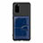 Coque Ultra Fine Silicone Souple Housse Etui avec Aimante Magnetique S13D pour Samsung Galaxy S20 Bleu