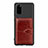 Coque Ultra Fine Silicone Souple Housse Etui avec Aimante Magnetique S13D pour Samsung Galaxy S20 Marron