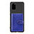 Coque Ultra Fine Silicone Souple Housse Etui avec Aimante Magnetique S13D pour Samsung Galaxy S20 Plus 5G Bleu