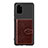 Coque Ultra Fine Silicone Souple Housse Etui avec Aimante Magnetique S13D pour Samsung Galaxy S20 Plus 5G Marron