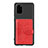 Coque Ultra Fine Silicone Souple Housse Etui avec Aimante Magnetique S13D pour Samsung Galaxy S20 Plus 5G Rouge