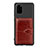 Coque Ultra Fine Silicone Souple Housse Etui avec Aimante Magnetique S14D pour Samsung Galaxy S20 Plus 5G Marron