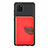 Coque Ultra Fine Silicone Souple Housse Etui avec Aimante Magnetique S15D pour Samsung Galaxy M60s Rouge