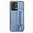 Coque Ultra Fine Silicone Souple Housse Etui avec Aimante Magnetique S6D pour Huawei Honor X7a Bleu