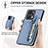 Coque Ultra Fine Silicone Souple Housse Etui avec Aimante Magnetique S6D pour Huawei Honor X7a Petit