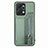 Coque Ultra Fine Silicone Souple Housse Etui avec Aimante Magnetique S6D pour Huawei Honor X7a Vert