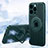 Coque Ultra Fine Silicone Souple Housse Etui avec Mag-Safe Magnetic Magnetique AC1 pour Apple iPhone 13 Pro Max Petit