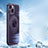 Coque Ultra Fine Silicone Souple Housse Etui avec Mag-Safe Magnetic Magnetique AC1 pour Apple iPhone 13 Violet