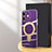 Coque Ultra Fine Silicone Souple Housse Etui avec Mag-Safe Magnetic Magnetique C01 pour Apple iPhone 12 Violet