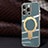 Coque Ultra Fine Silicone Souple Housse Etui avec Mag-Safe Magnetic Magnetique C01 pour Apple iPhone 15 Pro Max Gris Lavende