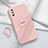 Coque Ultra Fine Silicone Souple Housse Etui avec Support Bague Anneau Aimante Magnetique A01 pour Huawei Enjoy 10e Petit