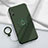 Coque Ultra Fine Silicone Souple Housse Etui avec Support Bague Anneau Aimante Magnetique A01 pour Huawei Enjoy 10e Vert