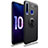 Coque Ultra Fine Silicone Souple Housse Etui avec Support Bague Anneau Aimante Magnetique A01 pour Huawei P Smart+ Plus (2019) Noir