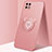 Coque Ultra Fine Silicone Souple Housse Etui avec Support Bague Anneau Aimante Magnetique A01 pour Oppo A53 5G Or Rose