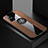 Coque Ultra Fine Silicone Souple Housse Etui avec Support Bague Anneau Aimante Magnetique A01 pour Samsung Galaxy A51 5G Marron