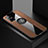 Coque Ultra Fine Silicone Souple Housse Etui avec Support Bague Anneau Aimante Magnetique A01 pour Samsung Galaxy A71 4G A715 Marron