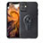 Coque Ultra Fine Silicone Souple Housse Etui avec Support Bague Anneau Aimante Magnetique A02 pour Apple iPhone 11 Noir