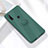 Coque Ultra Fine Silicone Souple Housse Etui avec Support Bague Anneau Aimante Magnetique A02 pour Huawei Enjoy 10 Plus Vert