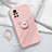 Coque Ultra Fine Silicone Souple Housse Etui avec Support Bague Anneau Aimante Magnetique A02 pour Huawei Nova 8 5G Petit