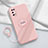 Coque Ultra Fine Silicone Souple Housse Etui avec Support Bague Anneau Aimante Magnetique A02 pour Oppo K7x 5G Rose