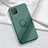 Coque Ultra Fine Silicone Souple Housse Etui avec Support Bague Anneau Aimante Magnetique A02 pour Oppo Reno4 Z 5G Petit