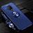 Coque Ultra Fine Silicone Souple Housse Etui avec Support Bague Anneau Aimante Magnetique A02 pour Vivo Nex 3S Bleu