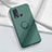 Coque Ultra Fine Silicone Souple Housse Etui avec Support Bague Anneau Aimante Magnetique A03 pour Vivo Y50 Vert