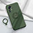 Coque Ultra Fine Silicone Souple Housse Etui avec Support Bague Anneau Aimante Magnetique A03 pour Xiaomi Mi 12 5G Vert