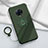 Coque Ultra Fine Silicone Souple Housse Etui avec Support Bague Anneau Aimante Magnetique A04 pour Vivo Nex 3 5G Vert