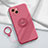 Coque Ultra Fine Silicone Souple Housse Etui avec Support Bague Anneau Aimante Magnetique A06 pour Apple iPhone 13 Petit