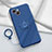 Coque Ultra Fine Silicone Souple Housse Etui avec Support Bague Anneau Aimante Magnetique A06 pour Apple iPhone 13 Petit