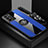 Coque Ultra Fine Silicone Souple Housse Etui avec Support Bague Anneau Aimante Magnetique A06 pour Samsung Galaxy S24 5G Bleu