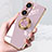 Coque Ultra Fine Silicone Souple Housse Etui avec Support Bague Anneau Aimante Magnetique AN1 pour Huawei Honor 60 Pro 5G Petit