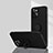 Coque Ultra Fine Silicone Souple Housse Etui avec Support Bague Anneau Aimante Magnetique G01 pour Apple iPhone 13 Noir