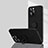 Coque Ultra Fine Silicone Souple Housse Etui avec Support Bague Anneau Aimante Magnetique G01 pour Apple iPhone 14 Pro Noir