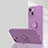 Coque Ultra Fine Silicone Souple Housse Etui avec Support Bague Anneau Aimante Magnetique G01 pour Apple iPhone 15 Petit