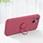 Coque Ultra Fine Silicone Souple Housse Etui avec Support Bague Anneau Aimante Magnetique G02 pour Apple iPhone 14 Petit