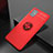 Coque Ultra Fine Silicone Souple Housse Etui avec Support Bague Anneau Aimante Magnetique JM1 pour Samsung Galaxy M31s Rouge